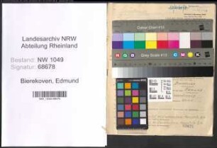 Entnazifizierung Edmund Bierekoven , geb. 01.03.1913 (Angestellter)