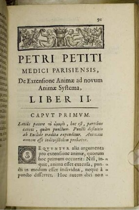 De Extensione Animae ad novum Animae Systema, Liber II.