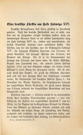 Deutsche Kulturbilder aus sieben Jahrhunderten, 2. 18./19. Jahrhundert