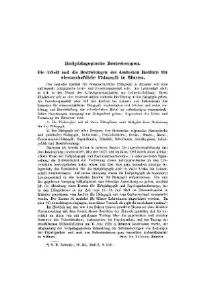 Heilpädagogische Bestrebungen