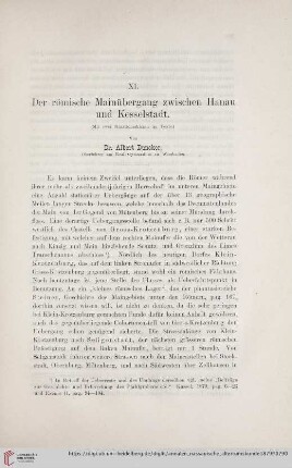 15: Der römische Mainübergang zwischen Hanau und Kesselstadt