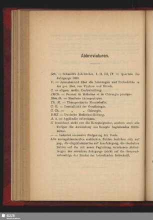Abbreviaturen
