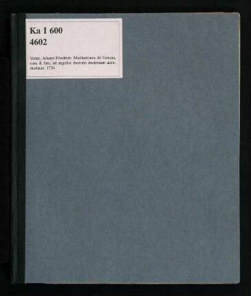 Meditationes De Fortuna, Casu & Fato, Ad Angelici Doctoris Doctrinam accommodatae