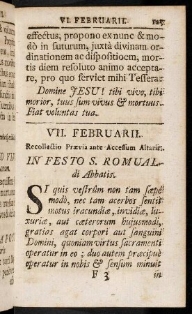 125-143, VII. Februarii. - XII. Februarii.