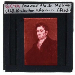 Goya, Portrait des José Pío de Molina