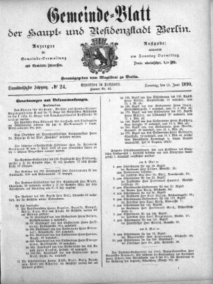 1890,24: No. 24, 15. Juni 1890