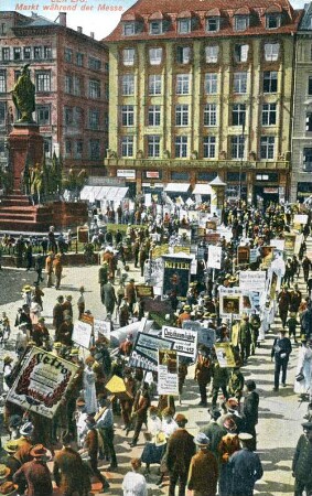 Leipzig: Markt während der Messe