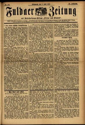 Ausgabe vom Mittwoch, den 03. Juli 1895.