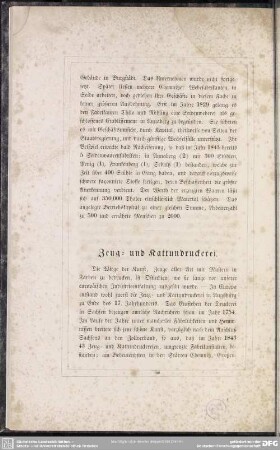 Zeug- und Kattundruckerei