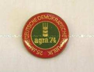 Landwirtschaftsausstellung der DDR (agra) in Markkleeberg, 25. Jahrestag der DDR