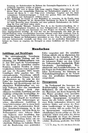 Deutsche Städtetag…umfassendes Sparprogramm [Fürsorgewesen]