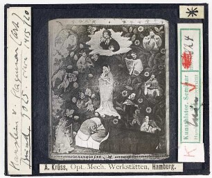 Hanslein von Haguenau: Madonna und Wurzel Jesse. Brüssel, Bibl. Royale MS 9025