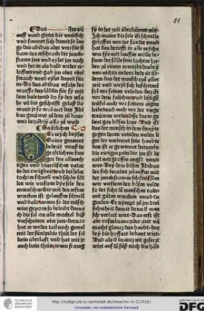 Gaistlichen: Der reych keyser Gaius genannt bedeut unnß in geistlichem sinn got den allmechtigen und himelischen vater in der ewigkeit...