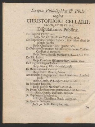 Scripta Philosophica & Philologica