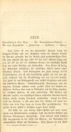 XXXII. Bemerkungen über Yezo. - ...