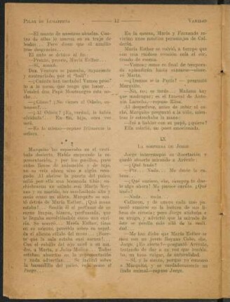 IX - La sorpresa de Jorge