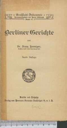 Berliner Gerichte