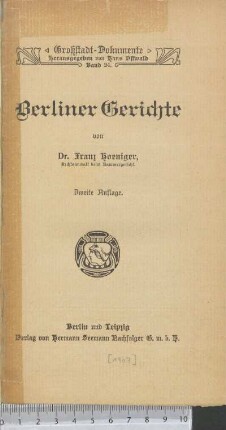Berliner Gerichte