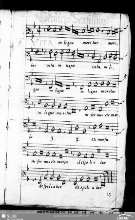 5 Ludwig Senfl: Vita in ligno moritur