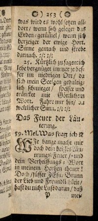 253-264, 59. Das Feuer der Laeuterung; ...