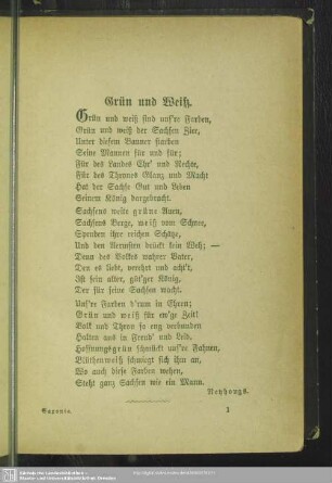 Grün und Weiß