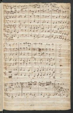 Wer unter dem Schirm des Höchsten sitzt; S (2), orch, bc; F-Dur