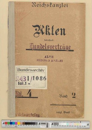Handelsverträge im allgemeinen: Bd. 2
