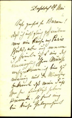 5-10-1-1.0000: Achenbach, Andreas, Maler, Professor a. d. Kunstakademie; diverse Schreiben ff.: Allgemeines (aus Garath)