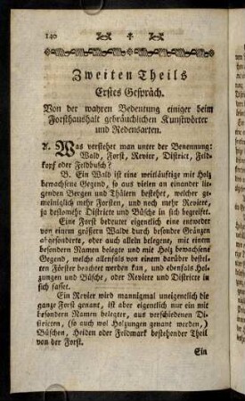 140-152, Erstes Gespräch