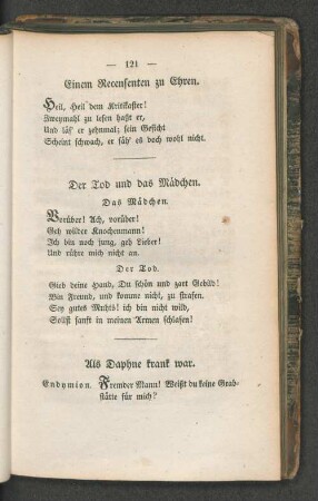 Der Tod und das Mädchen.