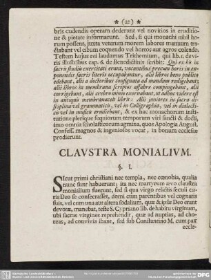 Claustra Monialium