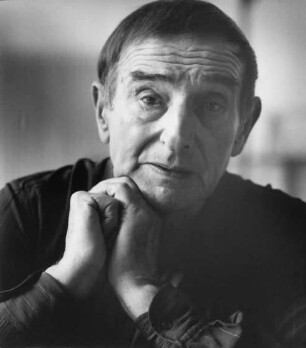 Emil Schumacher (1912-1999; deutscher Maler, Mitbegründer der abstrakten Kunst in Deutschland und Vertreter des Informel; german painter). 11.5.1986