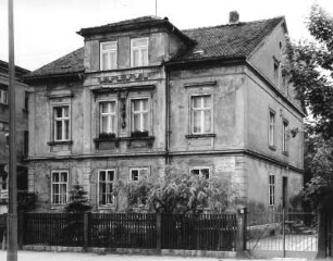 Bautzen, Taucherstraße 4. Wohnhaus (19. Jh.). Straßenansicht
