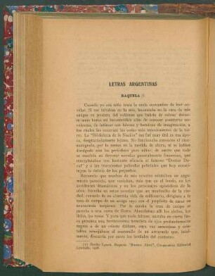 Letras argentinas
