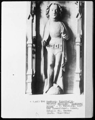 Grabower Altar — linker Flügel, Innenseite: Heilige und Propheten — Heiliger Gereon