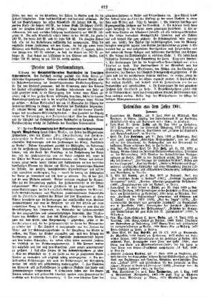 Totenschau aus dem Jahre 1904