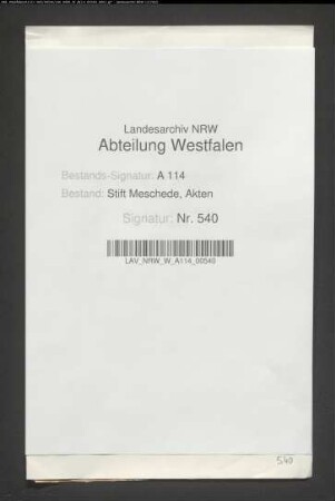 Vellinghausen (Ksp. Remblinghausen): Verzeichnis des nach Hörbach gehörigen Nieder-Gutes 17. Jh.