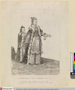 Une Dame Franque de Pera à Constantinople recevant visite
