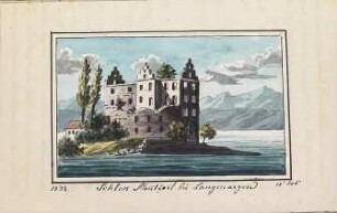 'Schloß von Montfort bei Langenargen' Aquarell