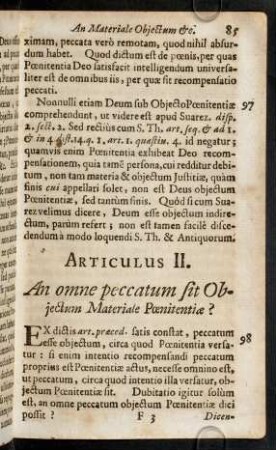 85-99, Articulus II