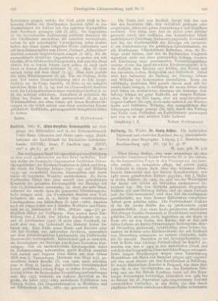 239-240 [Rezension] Redlich, Otto R., Jülich-Bergische Kirchenpolitik am Ausgange des Mittelalters und in der Reformationszeit. 1. Bd.: Urkunden und Akten 1400 - 1553