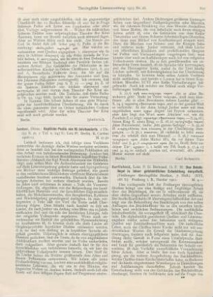 809-810 [Rezension] Junker, Hermann, Koptische Poesie des 10. Jahrhunderts. 2 Tle