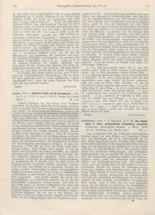 809-810 [Rezension] Junker, Hermann, Koptische Poesie des 10. Jahrhunderts. 2 Tle