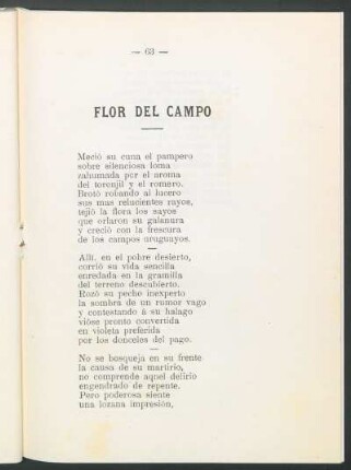 Flor del campo