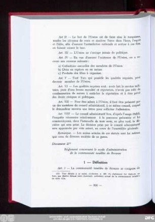 1 — Définition