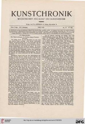Heft 27 (27. Mai 1910)
