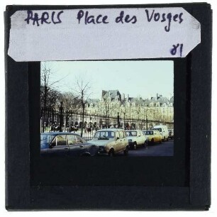 Paris, Place des Vosges
