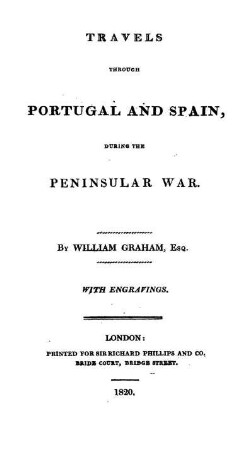 Travels through Portugal and Spain