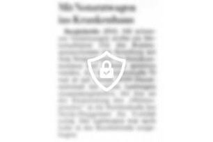 Mit Notarztwagen ins Krankenhaus