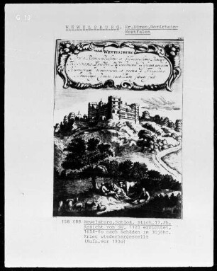 Wewelsburg, Schloß, von Südwesten